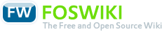 Foswiki badge