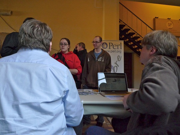 #fosdem #perl stand from the backstage on Twitpic